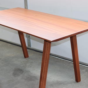 READY TO SHIP Mid Century Style Desk in Solid Mahogany