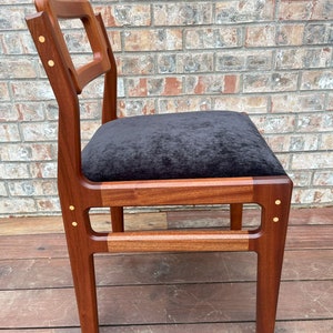 Dining Chairs Modern, Walnut Dining Chair, Mid Century Modern Chair, Wood Dining Chairs, Kitchen Chair, Table Chair, Living Room Chair Mahogany