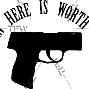 Nothing In Here Is Worth Your Life (Sig) (Warning Img) SVG File INSTANT DOWNLOAD Great for cricut, decals, shirts, and more