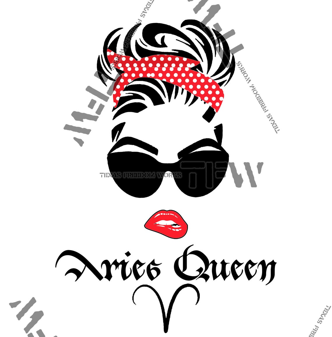 Aries Queen SVG