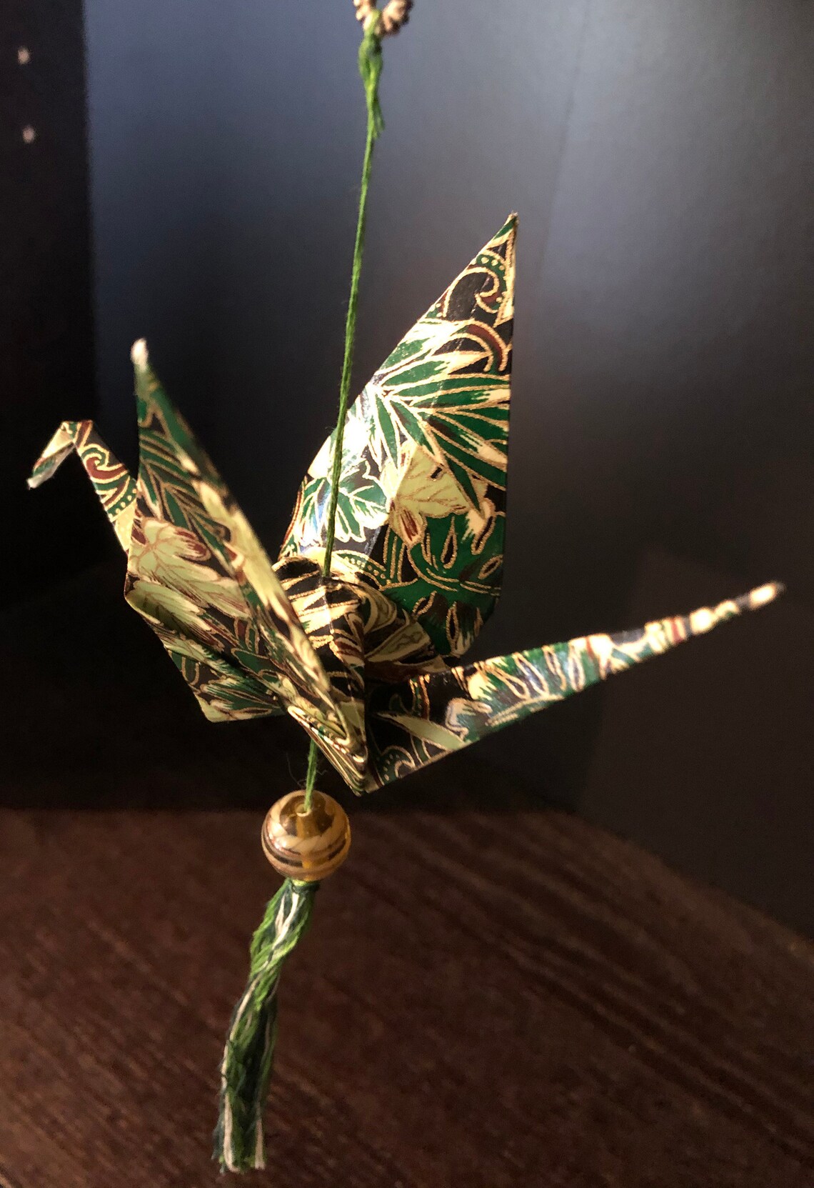 Origami Crane Ornament Large Christmas ornament Home Decor Etsy