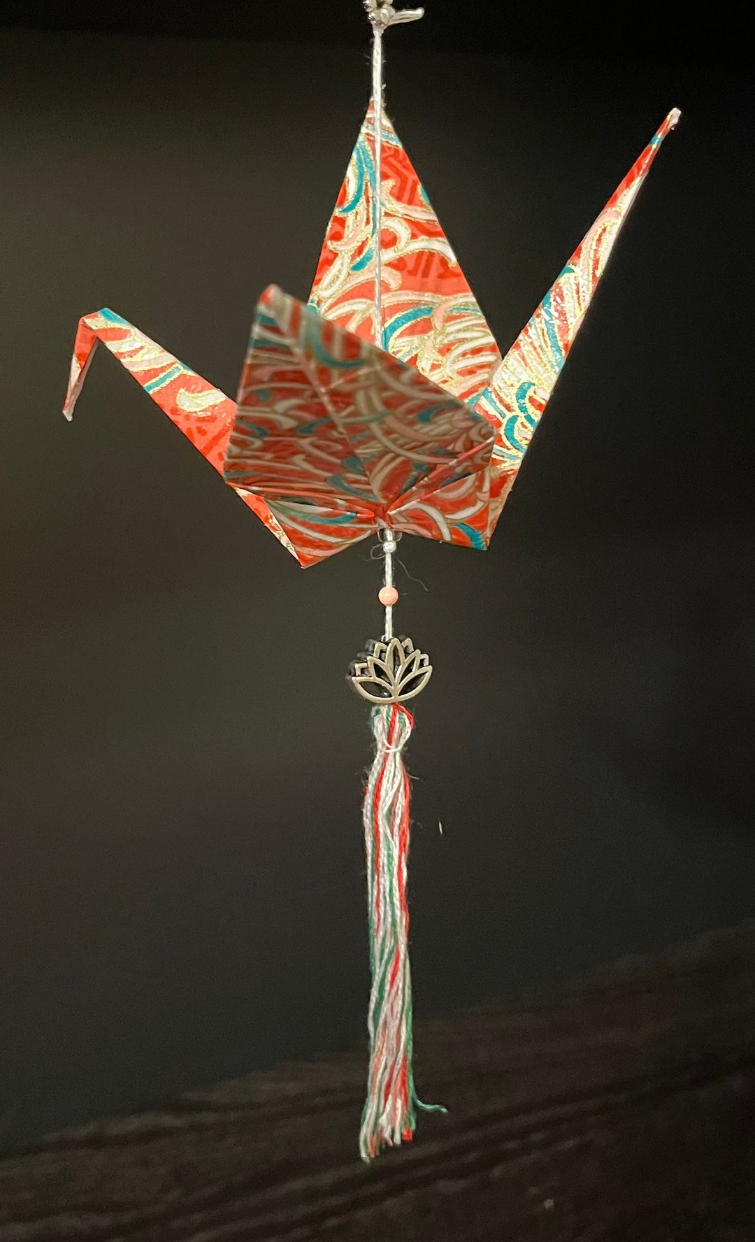 How To Make Origami Crane Christmas Ornament How To Fold An Origami