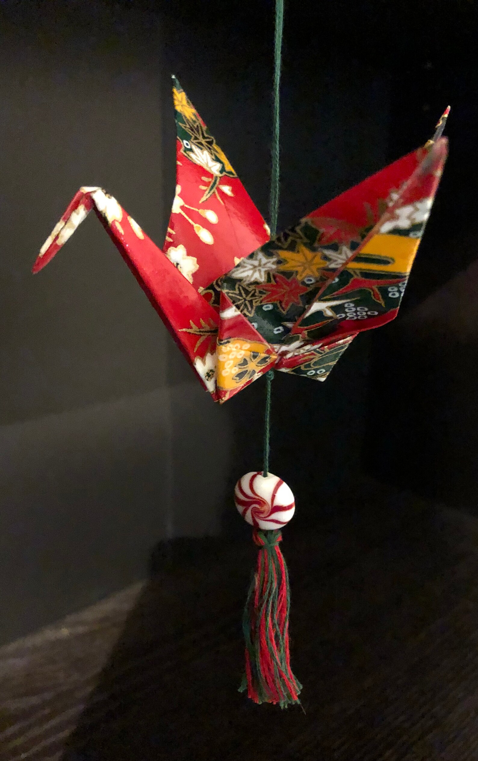 Origami Crane Ornament Large Christmas Ornament Home Decor Etsy Australia