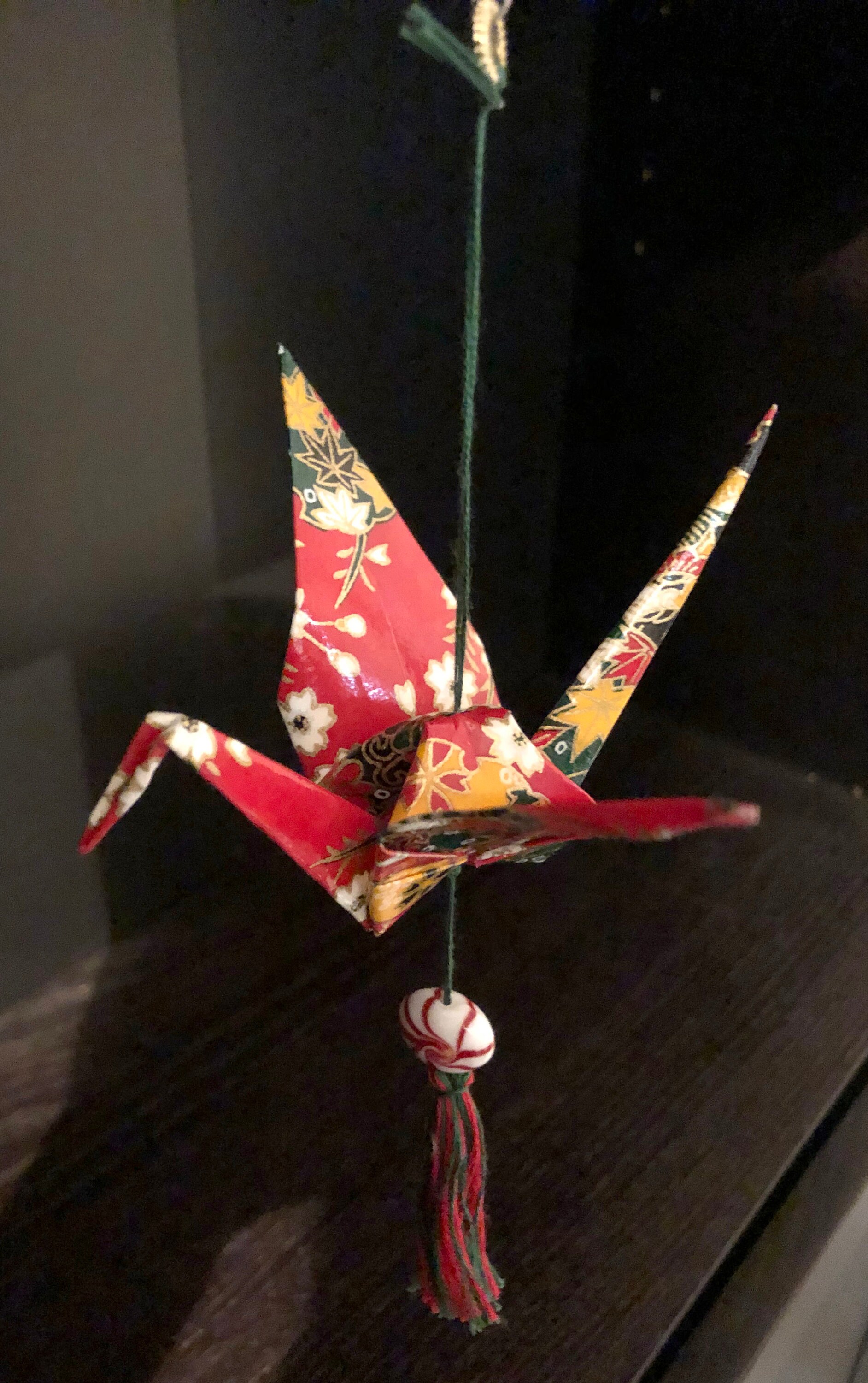 Origami Crane Ornament Large Christmas ornament Home Decor Etsy