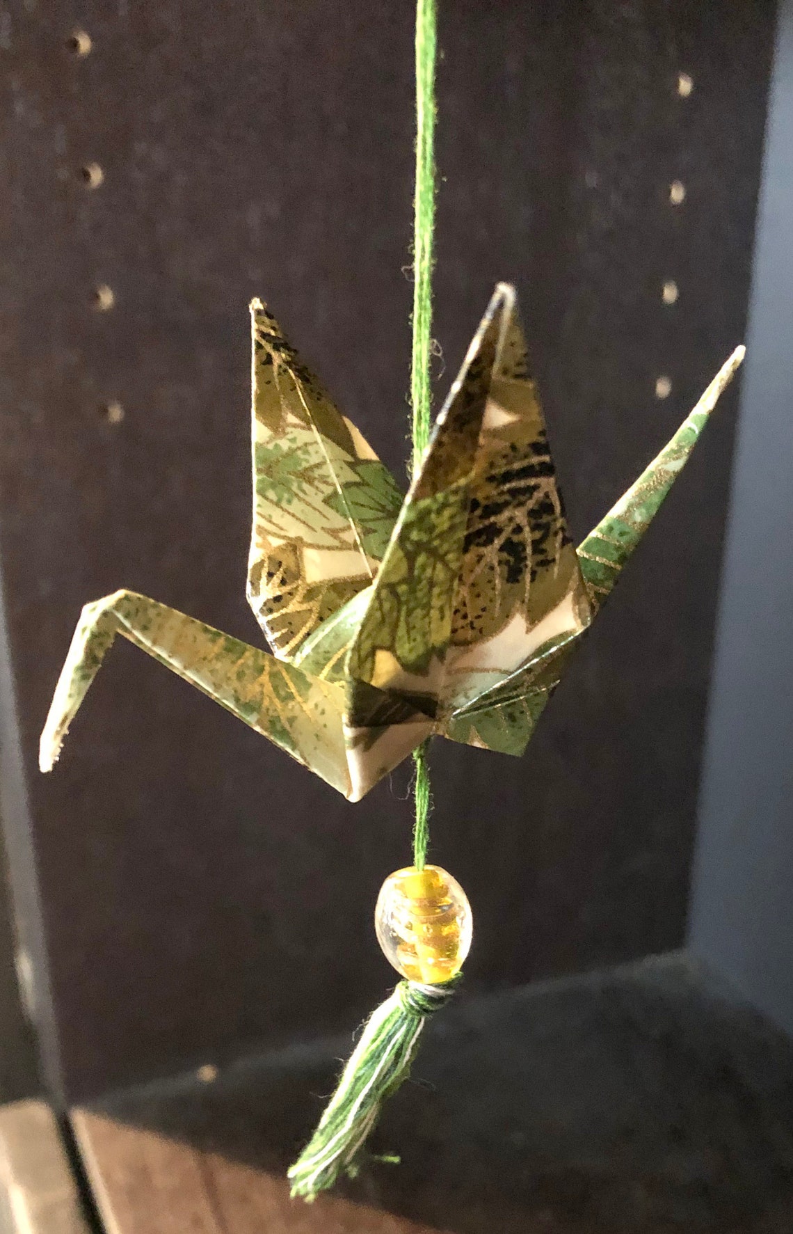 Crane Christmas Ornament 