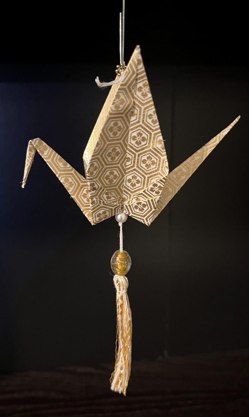 Origami Crane Ornament - Etsy