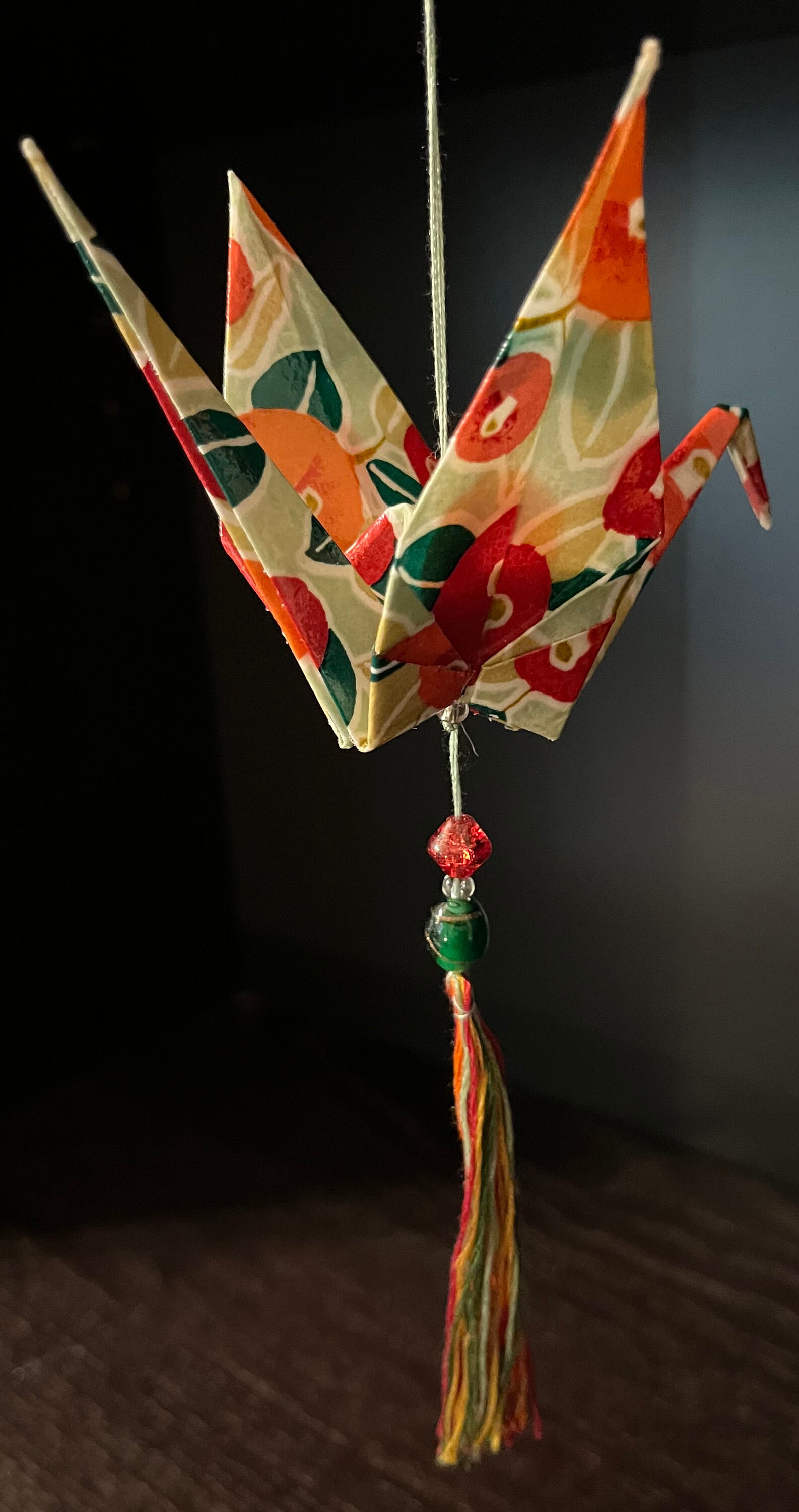 Origami Crane Ornament, Home Decor Ornament - Etsy