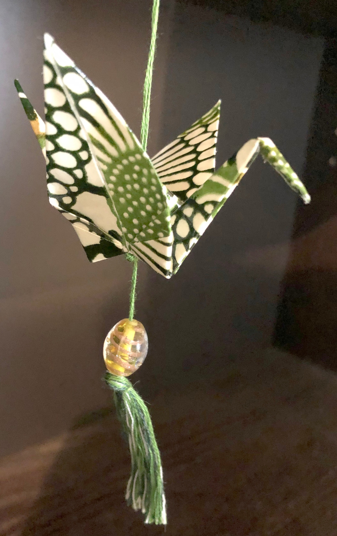 3 small Origami Crane Ornaments Christmas ornament Home Etsy