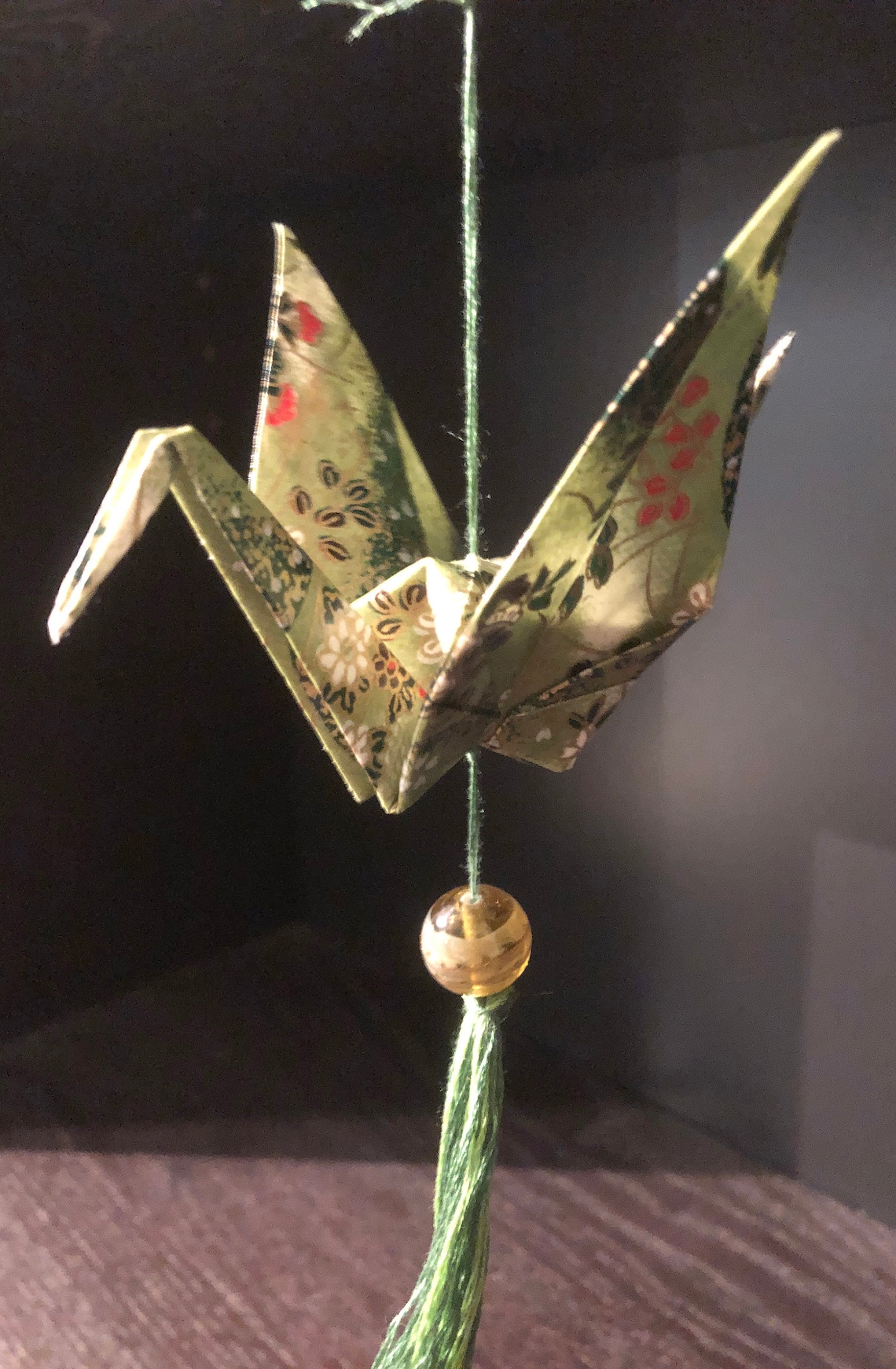 Crane Christmas Ornament 