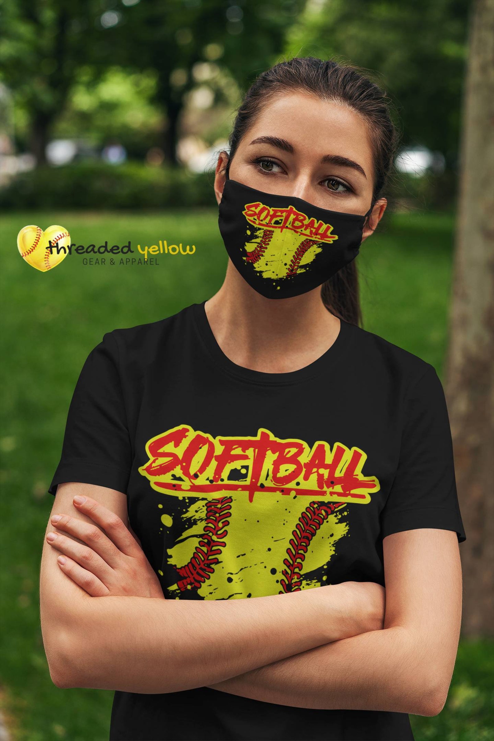 Softball Brush Face Mask Softball Player Face Mask. Softball Etsy