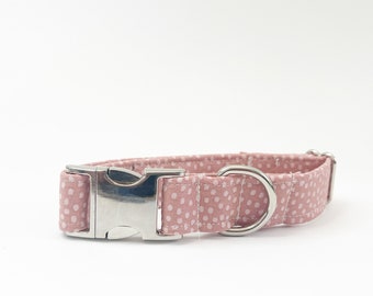 mauve dog collar