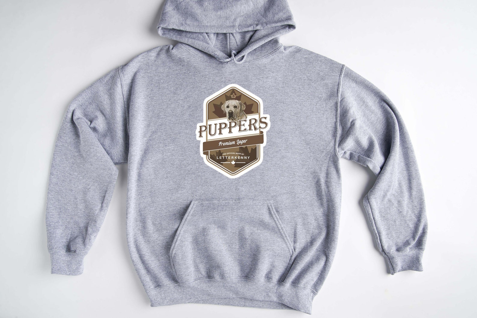 Letterkenny Puppers Premium Lager Beer Heavy Blend Hooded Etsy