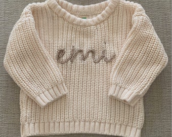 Baby Custom Name Sweater