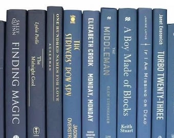 Blue Books, Decorative Books, Coffee Table Books, Staging Books, Coastal Decor, Decorative Books for Decor, Blue Decor, Books by Color