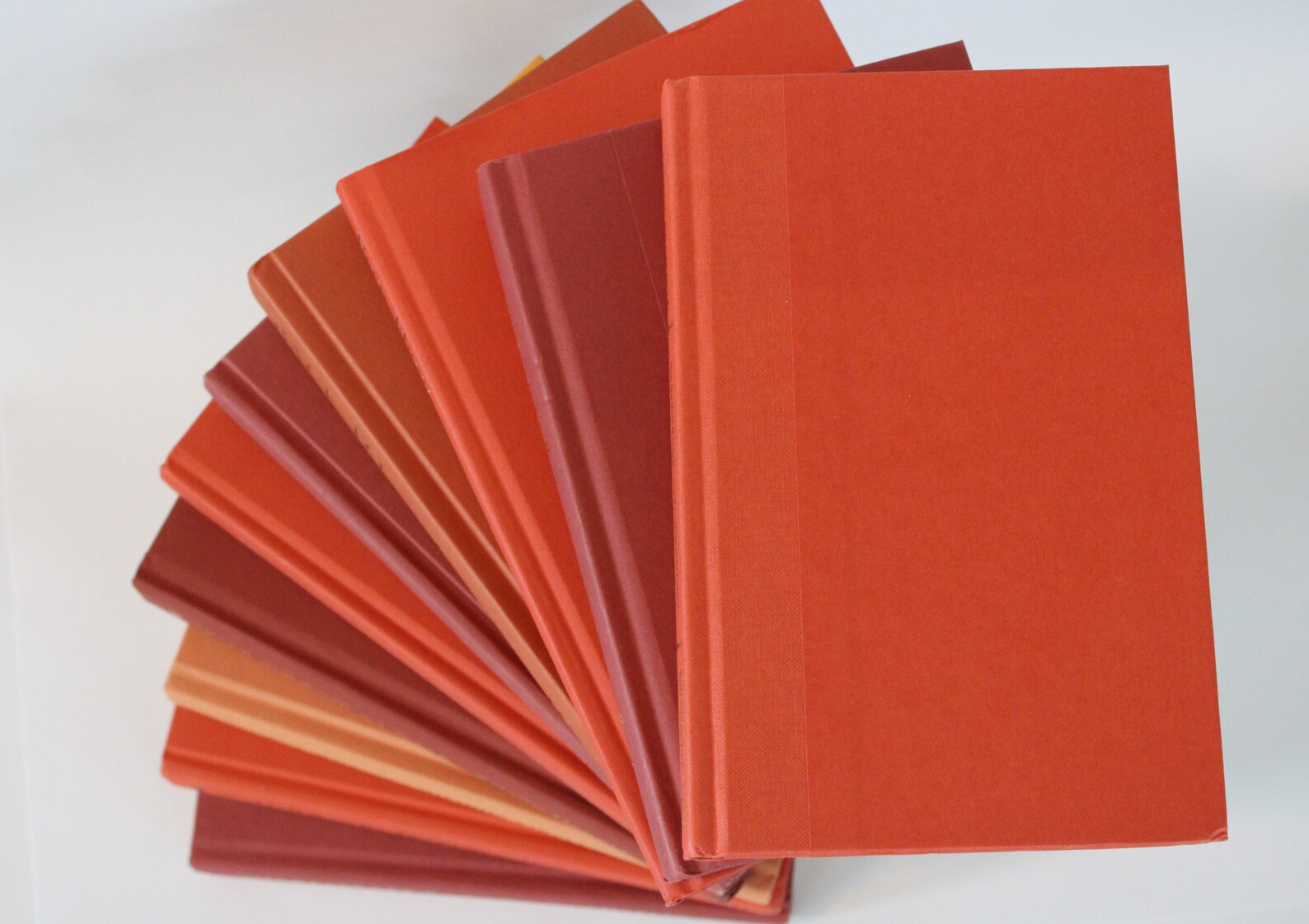 Orange BooksAutumn/Fall Books Authentic Decorative Books Etsy