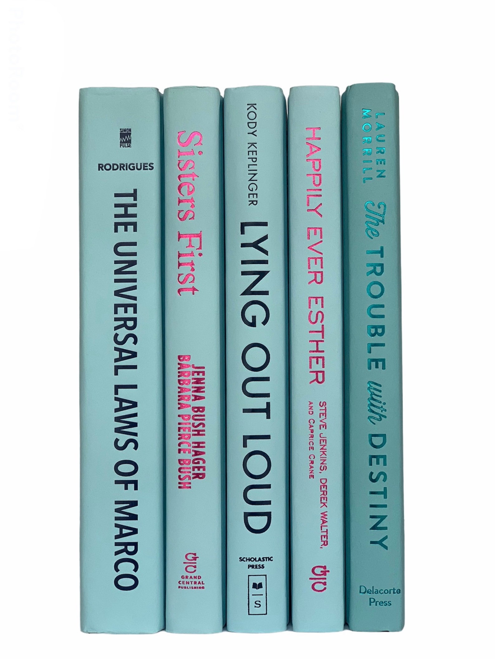 Light Blue Books Decorative Books Staging Books Bookcase Etsy