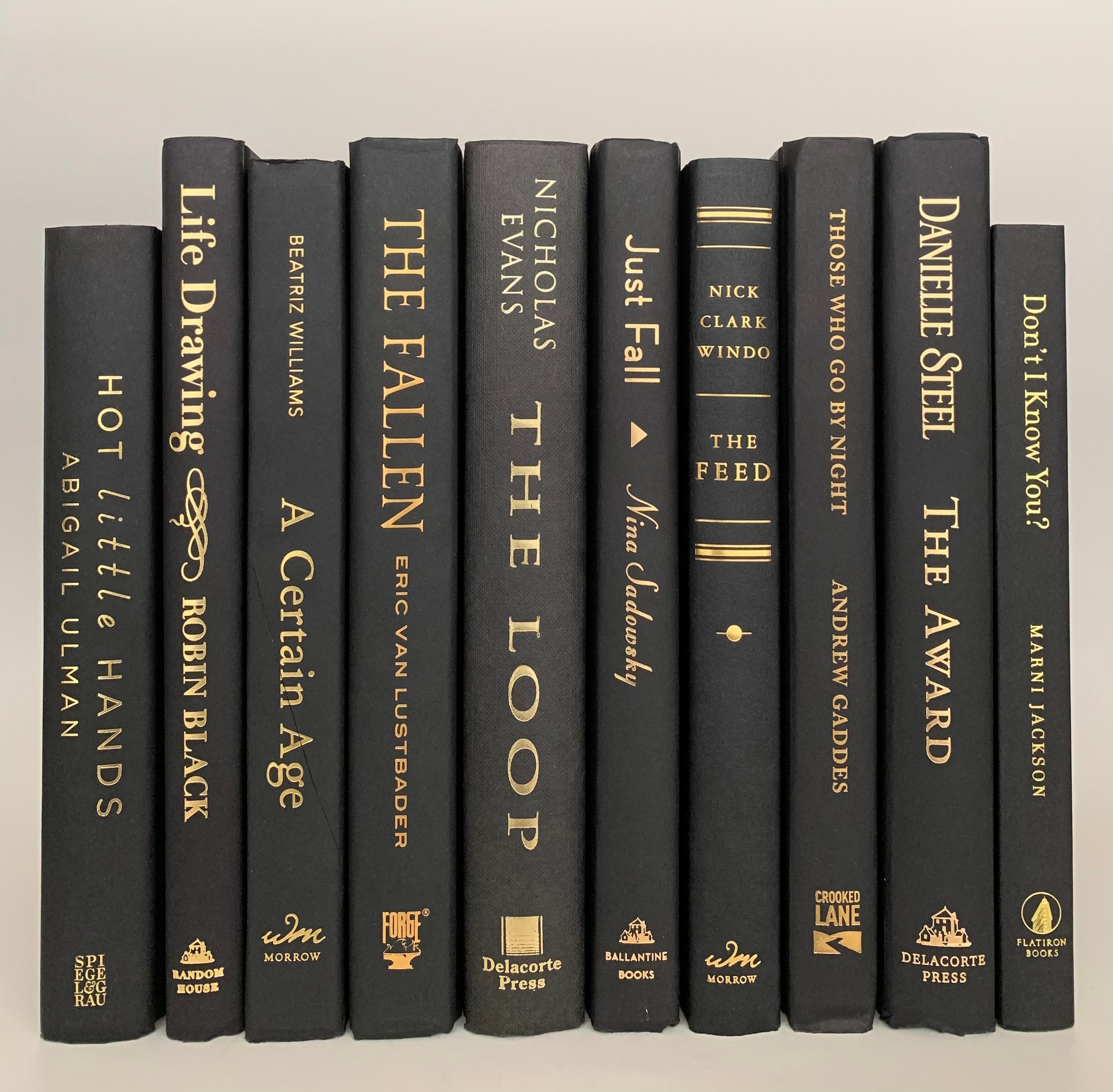 Black BooksAuthentic Decorative Books for Staging and Home Etsy