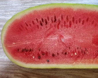 Georgia Rattlesnake Watermelon - heirloom 10 seeds