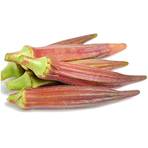 Orange Jing Okra - Heirloom 30 seeds