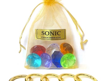 ソニック - 特大カオスエメラルド7個＆パワーリング5個入りギフト
