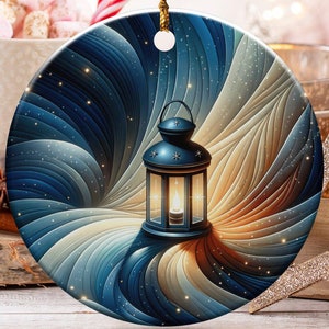 Lantern Ornament, Starry Night Lantern Decoration, Whimsical Candle Holder, Celestial Lantern, Romantic Lantern Gift, Starry Light Decor