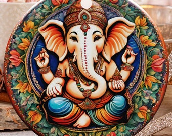 Señor espiritual hindú Ganesha, idea de regalo de Diwali, regalo de Ganesh pooja, regalo de inauguración de la casa hindú, regalo de anfitrión hindú, regalo de amigo hindú, regalo de nuevo hogar