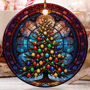 Christmas Tree Ornament, Colorful Baubles, Holiday Decor, Unique Christmas Ornament, Festive Holiday Gift, Christmas Decor