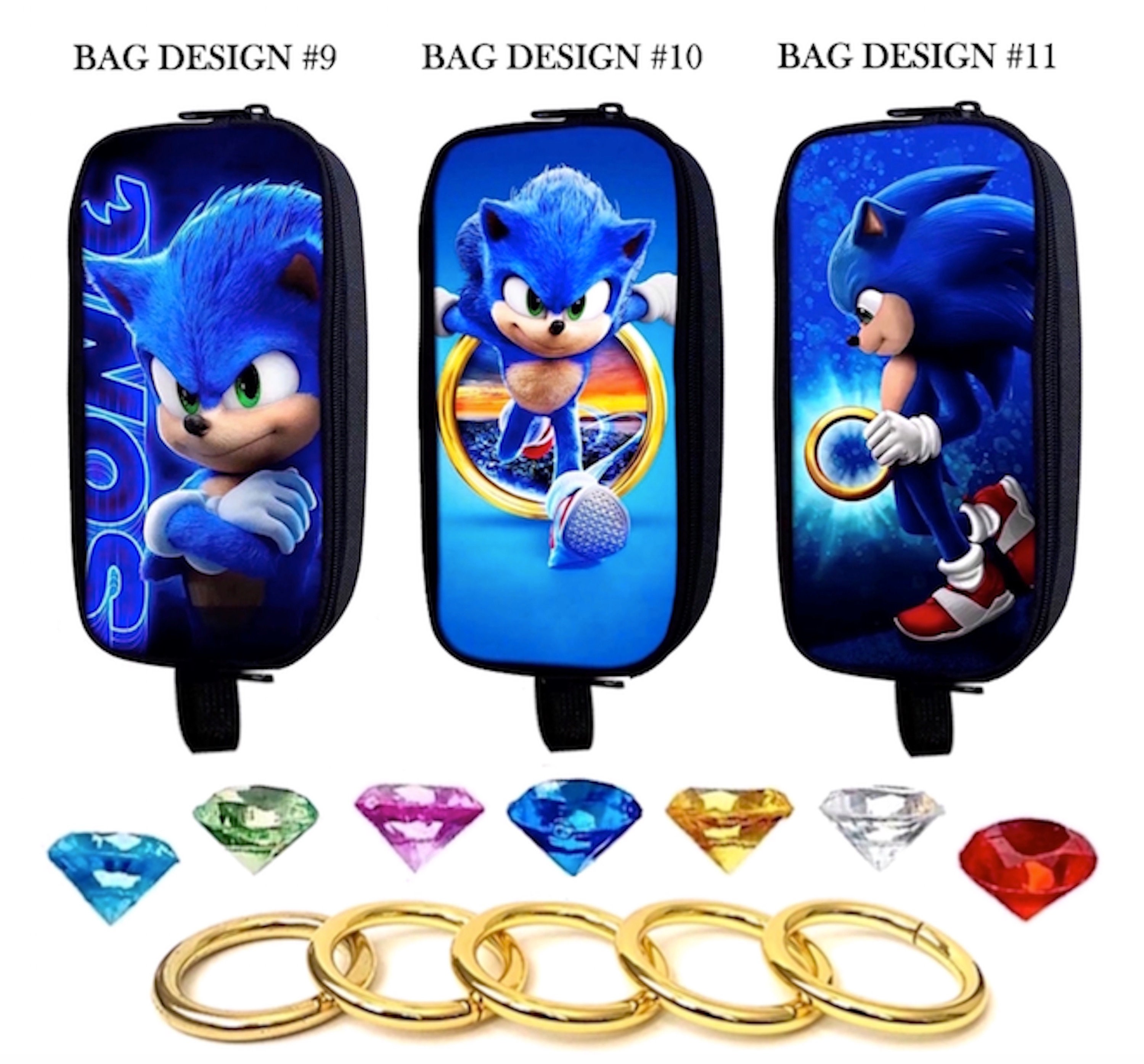sonic chaos emeralds and power rings