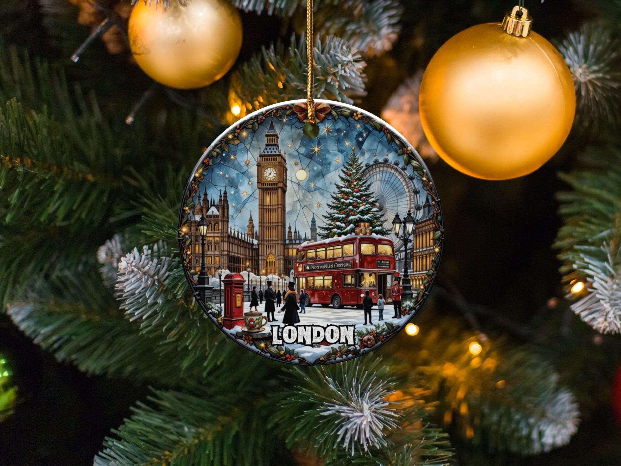 ロンドンのクリスマスオーナメント、ビッグベンのオーナメント