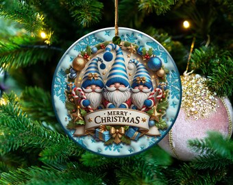 メリークリスマスオーナメント、お祭りのノームクリスマス