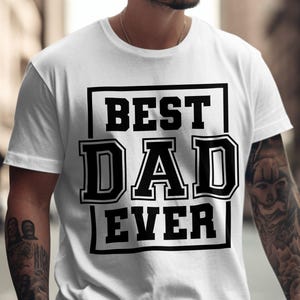 Comfort Colors Best Dad Ever T-Shirt,Father&#39;s Day Gift,Cool Dad Shirt,Gifts for Dad,Dad Appreciation Tee, Awesome Dad Top,Best Dad Award Tee