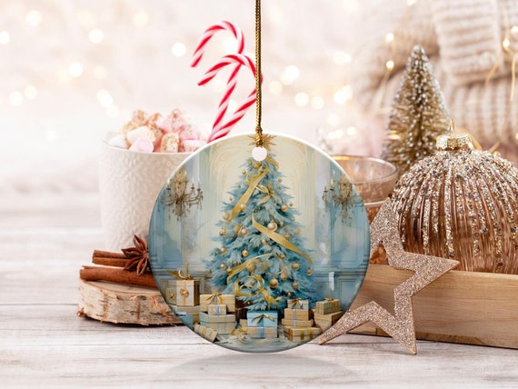 Elegantes Weihnachtsbaumschmuck-Set, Exquisite Weihnachtsdekoration, einzigartiges festliches Dekor, luxuriöse Kugeln, saisonales Baumzubehör