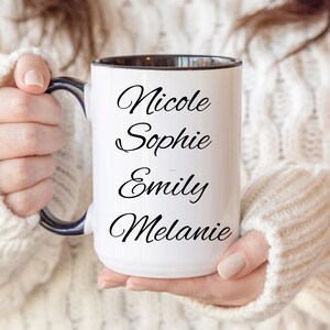 Custom Name Mug,  Name Mug, Gift for Her, Customizable Coffee Mug, Unique Name Design,  Gift Idea, Custom Mug