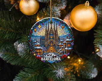 バルセロナのオーナメント、サグラダ・ファミリアのクリスマス