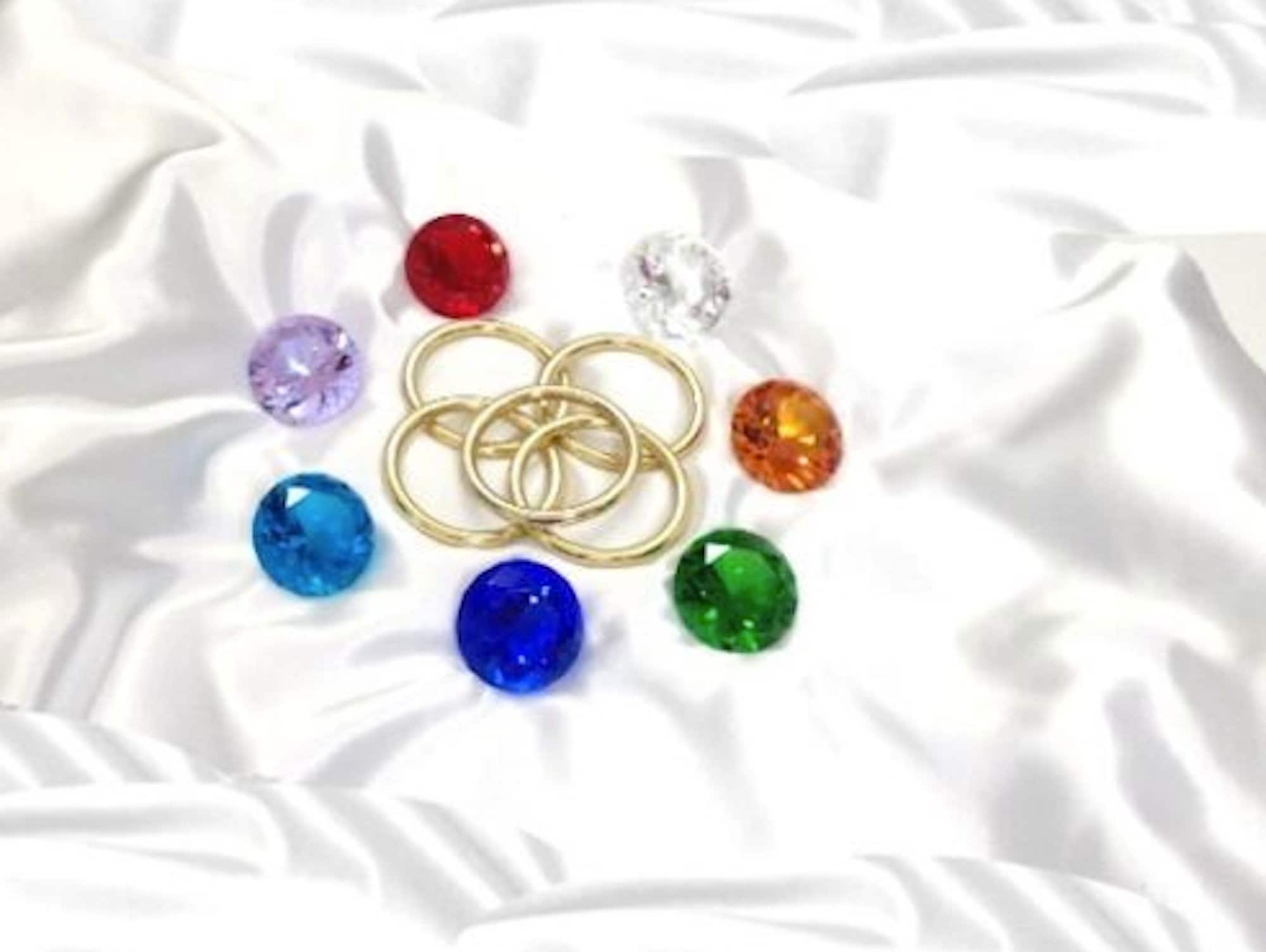 Sonic Chaos Emeralds Set of 7 in a Bag 