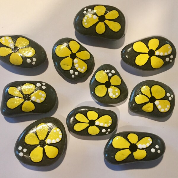 Sets of Painted Rocks - Etsy