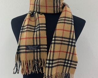 burberry scarf etsy