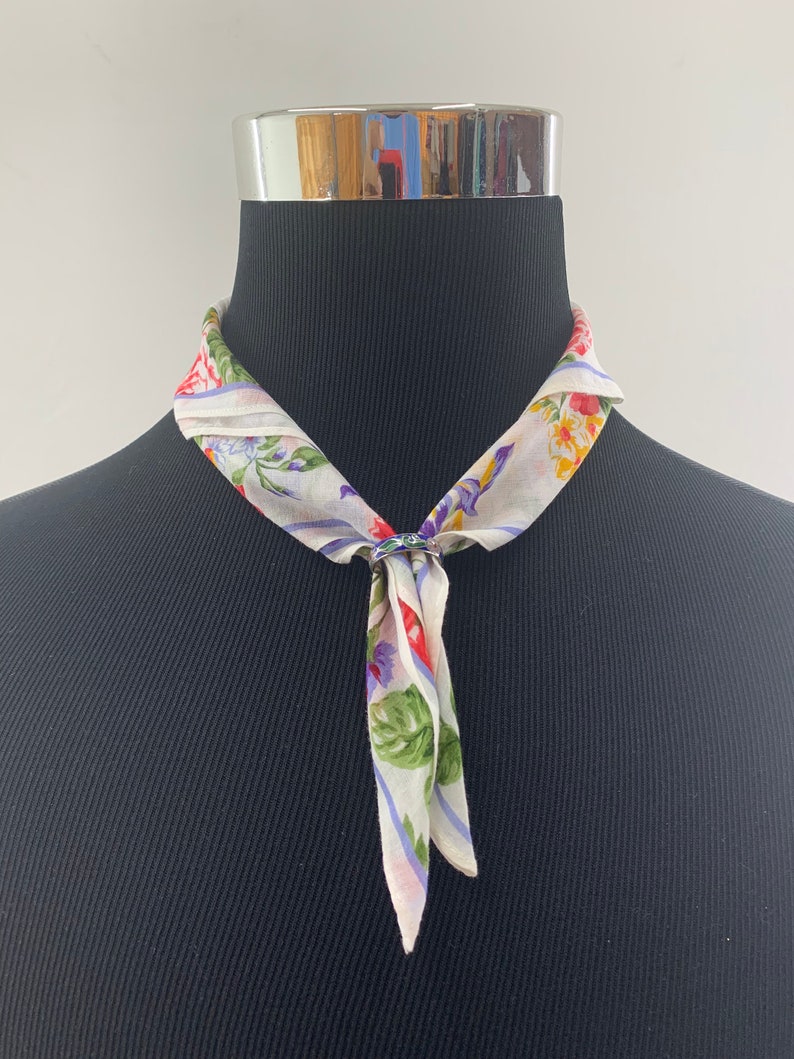 Kenzo Neckerchief Handkerchief Bandana Babushka Wrap Authentic Accessories Luxury Gift Pocket square