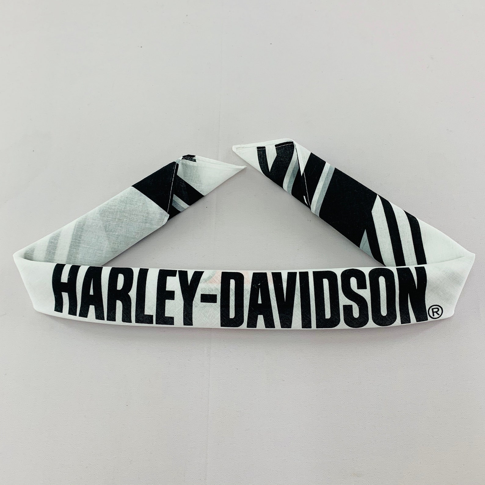 Harley Davidson Neckerchief Handkerchief Bandana Authentic | Etsy