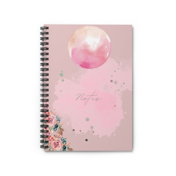 Spiral Notebook Ruled Line Etsy