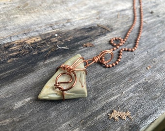Larsonite & Copper Reiki-Blessed Necklace