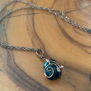 Black Obsidian & Copper Protective Necklace