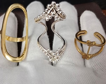 Trigger Finger Rings, Arthritis Ring, EDS Finger Splint Rings, Mallet Finger Rings,Adjustable Arthritis Ring,Personalized Gifts,Unique Rings