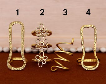Arthritis Ring,EDS Finger Splint Rings, Mallet Finger Rings, Trigger Finger Rings, Adjustable Arthritis Rings, Personalized Gifts, Midi Ring