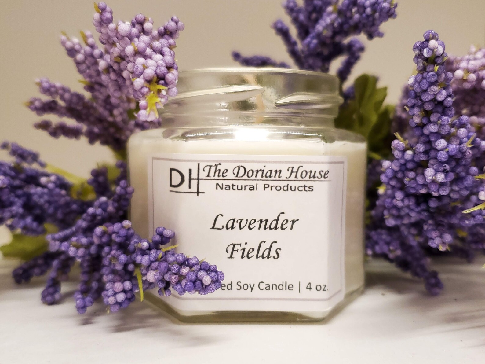 LAVENDER FIELDS Scented Soy Candle 4oz and 9oz Available Etsy