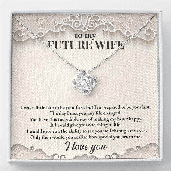 To My Future Wife Necklace Last 