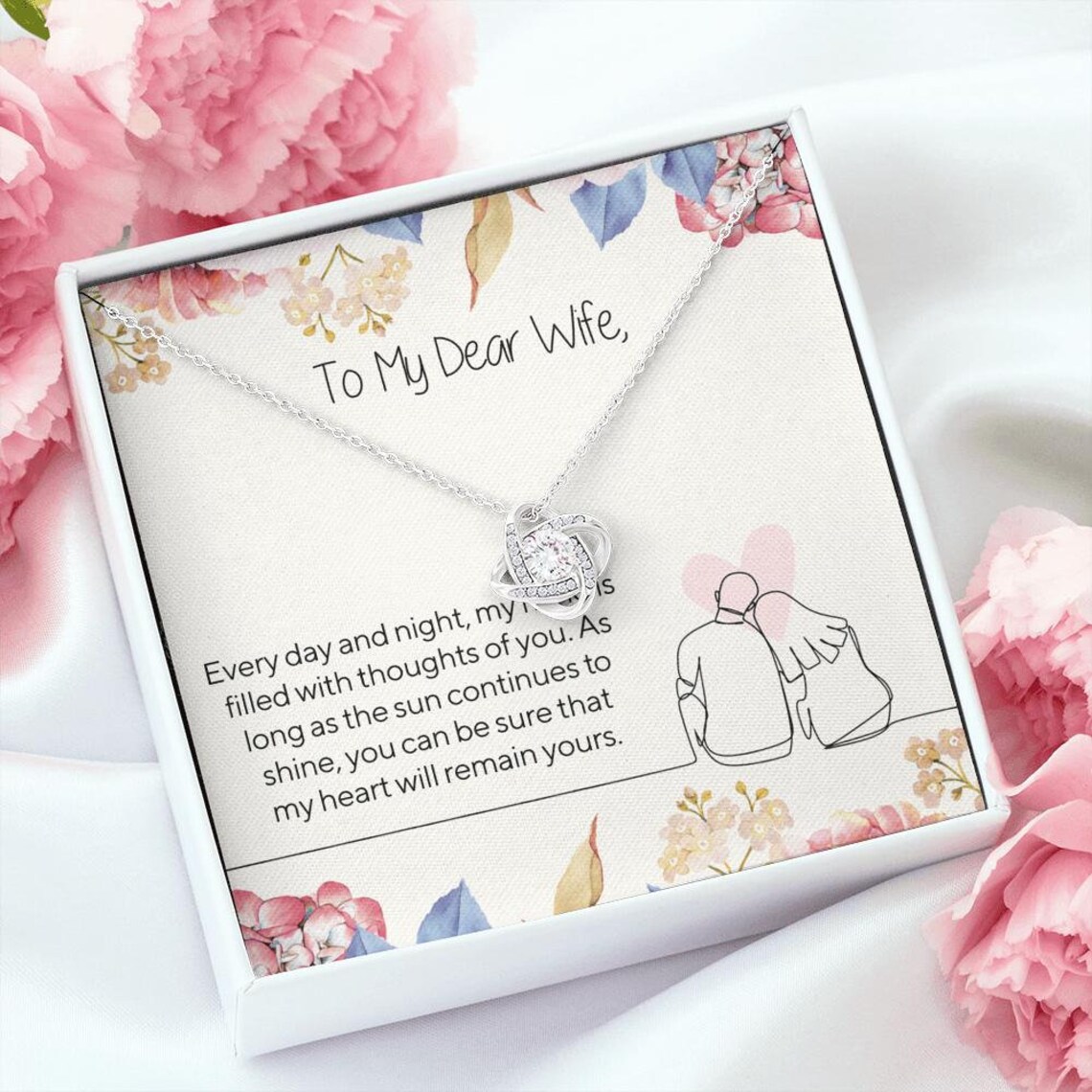 Romantic Wife Gift Christmas Gift for Wife Wife Necklace Etsy