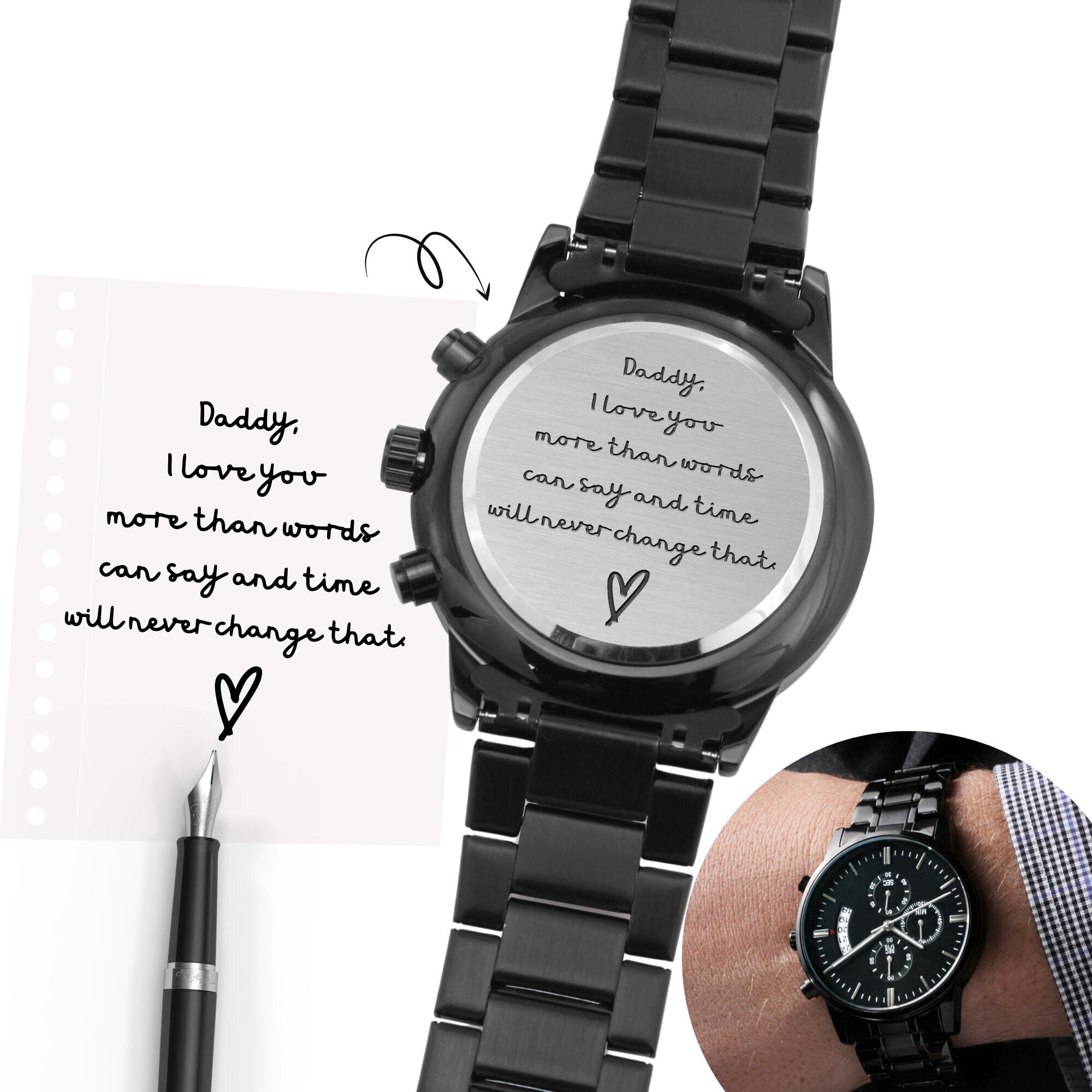 Watch shop engraving service