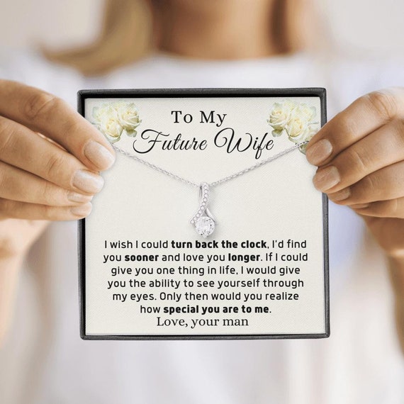 Future Wife Christmas Gift Turn Back the Clock Engagement Gift