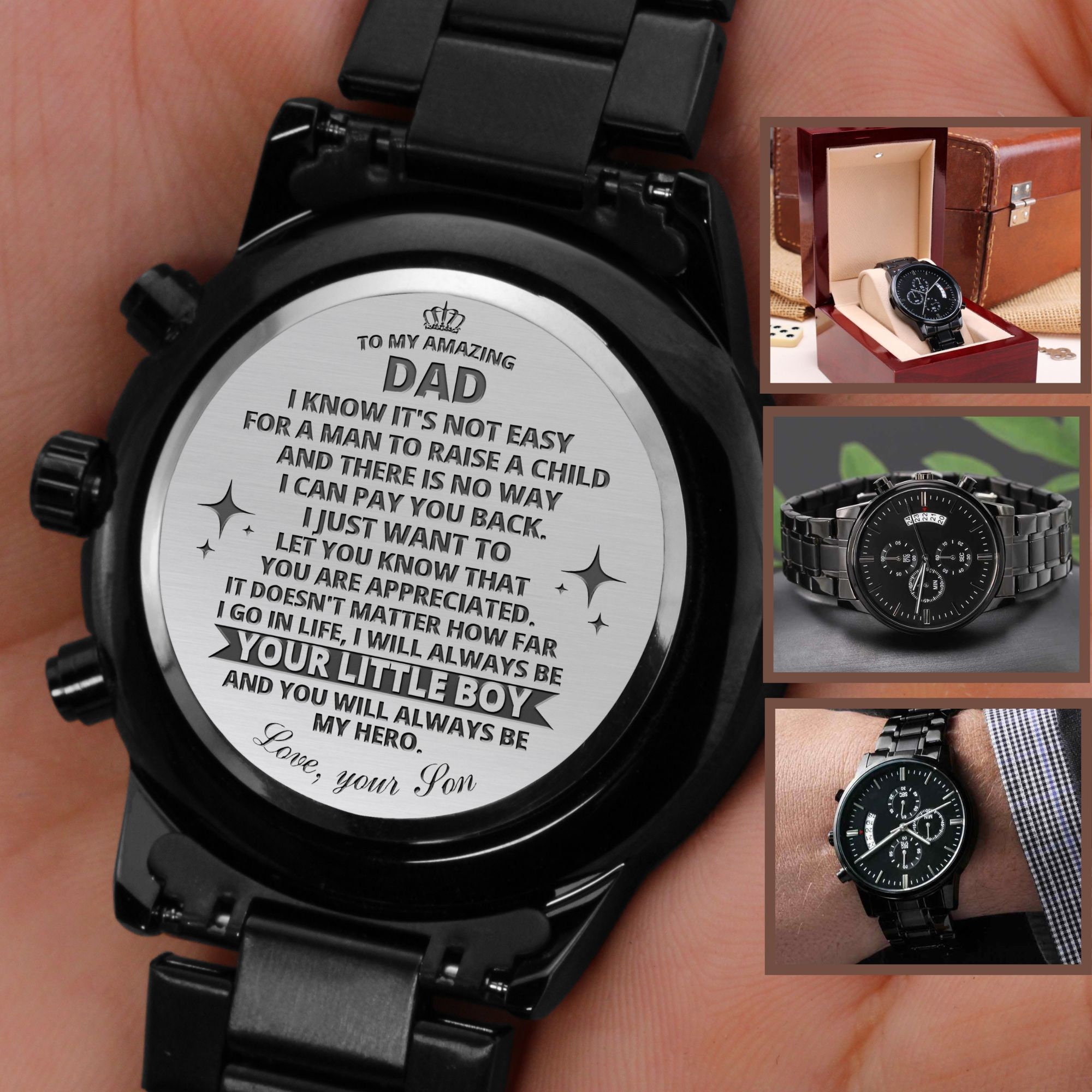 Montre papa de son fils cadeau pour mon p re cadeau d